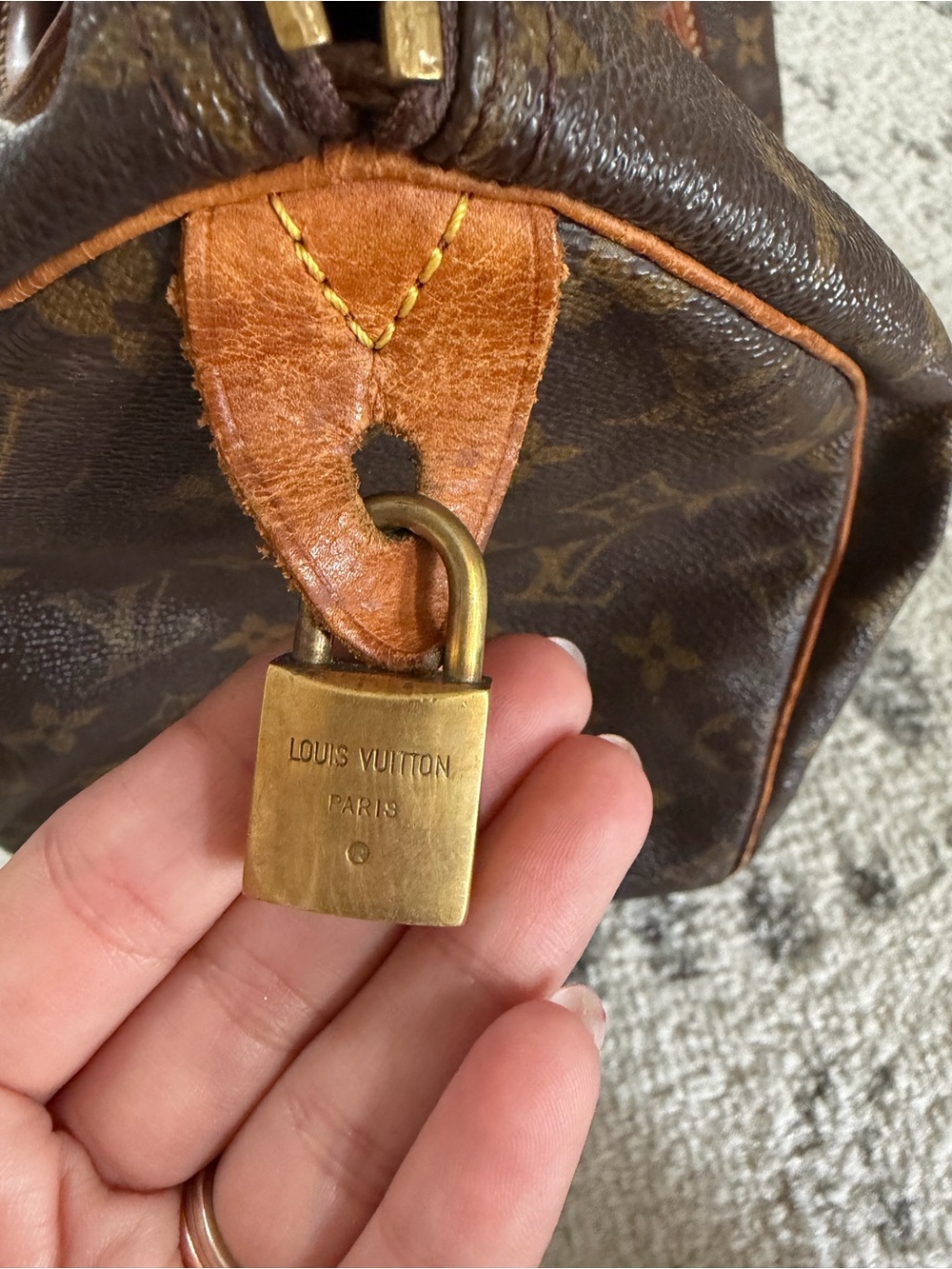 Louis Vuitton Speedy 30 Monogram Canvas Bag - Vintage - Picture 8 of 12
